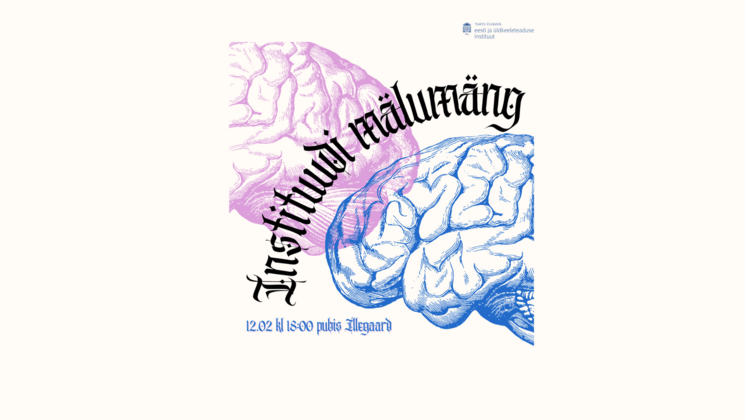mälumängu plakat